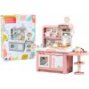 LEAN TOYS Kuchynka pre deti s príslušenstvom – ružová