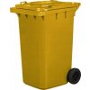 OLER Popolnica 240 l plastová žltá