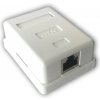 DATACOM Datová zásuvka STP CAT5E 1xRJ45 na omítku bílá 2315
