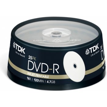 TDK DVD-R 4,7GB 16x, 25ks od 6,89 € - Heureka.sk