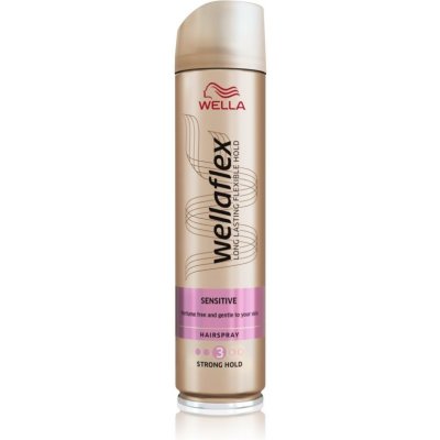 Wella Wellaflex Sensitive lak na vlasy so strednou fixáciou bez parfumácie 250 ml