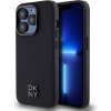 DKNY PU Leather Stack Logo Magsafe pre Apple iPhone 15 Pro Max, čierna