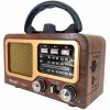Sieťovo-batériové rádio AM, FM, SW Golon RX-977