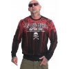 Yakuza mikina pánska bez kapucne BLOOD PULLOVER PB 22036 black Farba: čierna, Veľkosť: M
