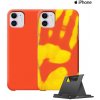 Púzdro meniace farbu Luxria Termo Magic pre iPhone - Červené iPhone: SE 2022 | SE 2020 | 8 | 7 | 6s