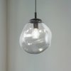 TK Lighting Sol Mini závesné svietidlo, sklo, Ø 25 cm, čierna/grafitová sivá - 10084