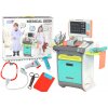 LEAN TOYS Sada malého lekára, zdravotnícky vozík, röntgen, EKG príslušenstvo