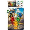Lego Ninjago: Posteľná bielizeň 140 x 200 cm, 100% bavlna