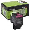 Toner Lexmark 80C20M0 - originálny