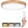 ABCtech Solight LED osvětlení s dálkovým ovladačem Solid Oak, 60W, 4200lm, 51cm, změna chromatičnosti, stmívatelné