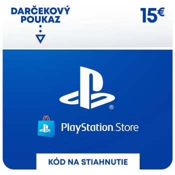 PlayStation Store predplatená karta 15 € SK
