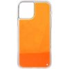 AppleKing presýpací kryt svietiaci v tme pre iPhone 12 Pro Max - oranžový - možnosť vrátiť tovar ZADARMO do 30tich dní