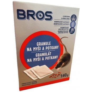 Bros Na myši a potkany granule 7 x 20 g