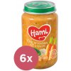 6x HAMI Príkrm mäsozeleninový Vývar so zeleninou, ryžou a teľacím 6x200 g, 8+ VP-F178540