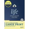 KJV Life Application Study Bible, Third Edition, Large Print (Red Letter, Hardcover, Indexed)