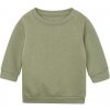 Babybugz detská mikina cez hlavu BZ64 Soft Olive