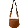DIANA dámska crossbody koženková kabelka Svetlohnedá