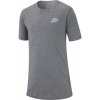 Nike tričko B Nsw Tee Emb Futura antracit