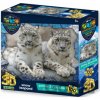PRIME 3D puzzle GES Snežné leopardy 100 ks