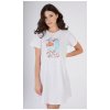 Vienetta s krátkym rukávom Botanical svetlo šedá