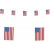 BANNEROVÁ GIRLANDA PAPIEROVÁ VLAJKA USA 6 M