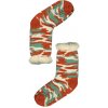 Pesail Warm beige thermo zimné ponožky A02 35-38 tmavo oranžová