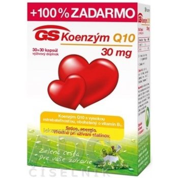 GS Koenzym Q10 30 mg 60 kapsúl