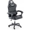 Herné kreslo GRIZZLY – ergonomické čierne kreslo na gaming