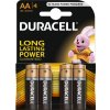Batérie Duracell Duralock Basic C&B LR6 AA 4 ks