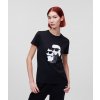 Karl lagerfeld tričko IKONIK 2 0 T SHIRT čierna
