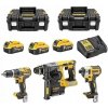 Sada Combo 3x5,0Ah, 2 kufre TStak DeWalt [DCK368P3T-QW]