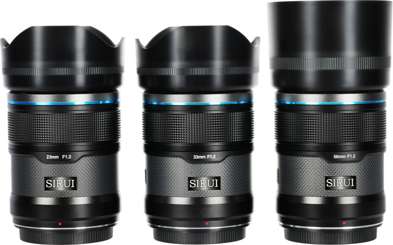 Sirui Sniper Lens AF Kit 23, 33 a 56 mm f/1.2 Fujifilm X