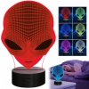 3D NOČNÁ LAMPA ALIEN 16 FARIEB DIAĽKOVÉ OVLÁDANIE SPÁLŇA OBÝVAČKA PRACOVŇA
