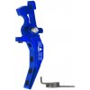 MAXX Hliníková CNC SPEED spoušť pro M4/M16 - TYPE C, modrá