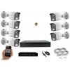 Monitorrs Security Full Color AI IP 7 kamerový set WTube (6021K7) (Monitorrs Security)