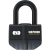 Zámok U profil BIG BOSS ALARM, OXFORD (integrovaný alarm, priemer čapu 16 mm, čierny)