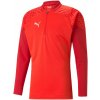 Tričko s dlhým rukávom Puma teamCUP Training 1/4 Zip Top 657982-001 Veľkosť S
