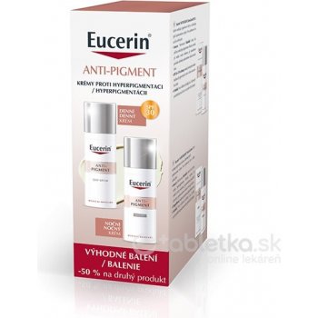 Eucerin ANTIPIGMENT DUO denný krém SPF30, 50 ml + nočný krém 50 ml