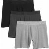 Pánske boxerky GAP, V-3 PACK BOXER čierna,tmavo sivá,sivá L
