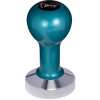 Buna café tamper, kov, modrý, TP, 57 mm, nerez mat, plochý