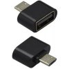 Adaptér OTG MicroUSB/USB Čierny