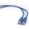 Gembird PP12-0.25M-B patch RJ45, cat. 5e, UTP, 0,25m, modrý