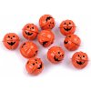 Rolnička tekvica halloween Ø30, 40 mm - 2 ks 3 (Ø30 mm) biela