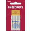 Vyšívacie ihly zlaté TEXI EMBROIDERY GOLD 130/705 H-ET 5x75