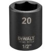 DeWALT DT7538 nástrčná hlavice EXTREME IMPACT 1/2“ krátká, 20 mm