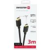 Kábel Swissten 75501113 HDMI 2.0 4K 3 m (75501113) čierny