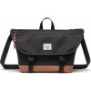 Herschel Cove Small Messenger Black/Saddle Brown