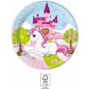 Papierové taniere - Jednorožec 20cm/8ks
