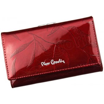 Pierre Cardin dámska kožená peňaženka 02 LEAF 108 červená