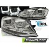 Tuning-tec PREDNÉ SVETLOMETY U-LED LIGHT DRL CHROME pasuje na VW GOLF 7 11.12-17